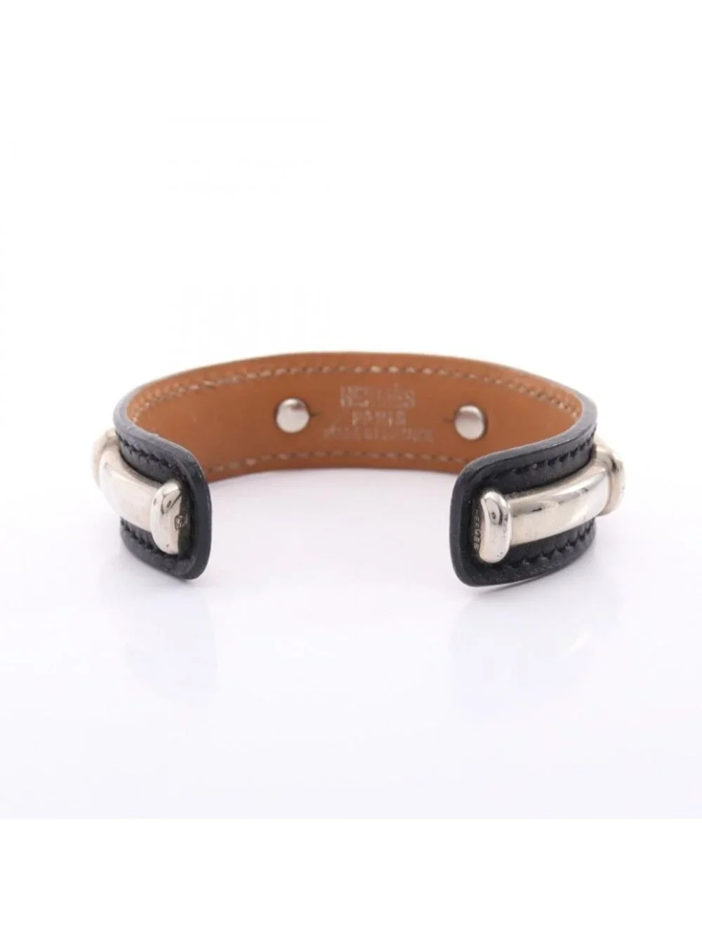 Hermes Bangle Agata Leather Bracelet